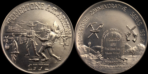 Tombstone medal