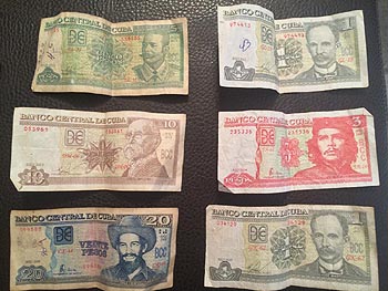Cuban bills obverse