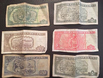 Cuban bills reverse