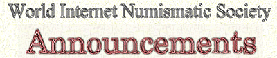 Numismatic Coin Club World Internet Numismatic Society