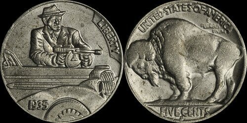 Tommy gun nickel