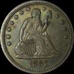 1857 quarter obv